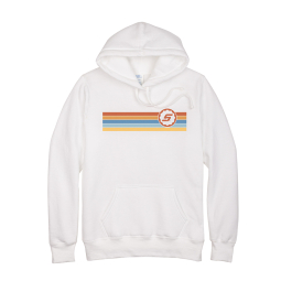 Ladies' White Hoodie